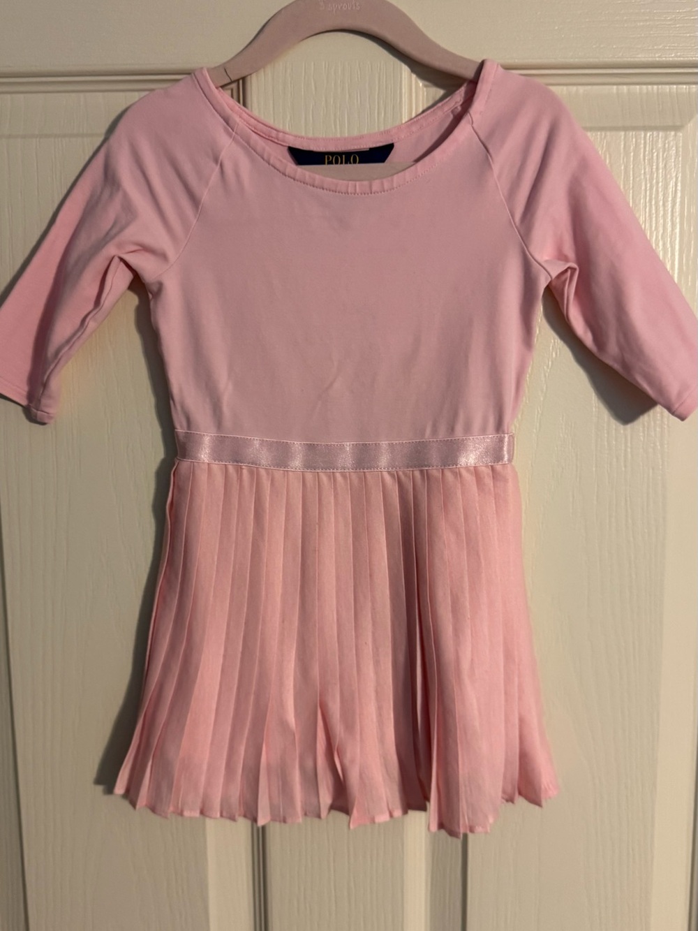 Polo Toddler Girls Pleated Dress